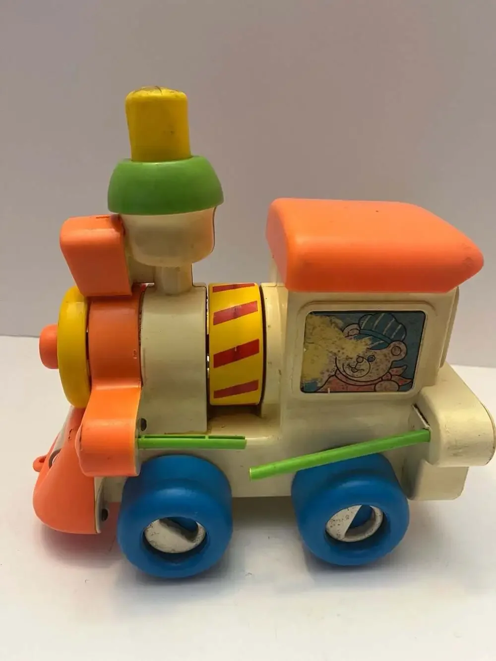 1982 Vintage Child Guidance Busy Choo-Choo Developmental Train Toy